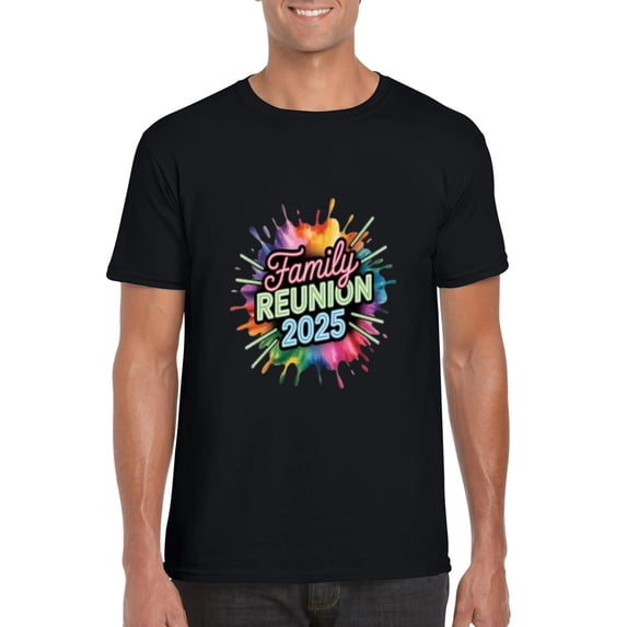 Family Reunion 2025 Gathering Relatives Together Fun T-Shirt, for men & women, up to size 5XL