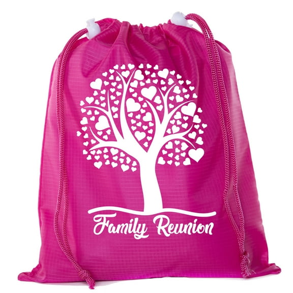 Family Reunion Gift Bags | Mini Drawstring Bags for Family Reunions, Drawstring Party Favor