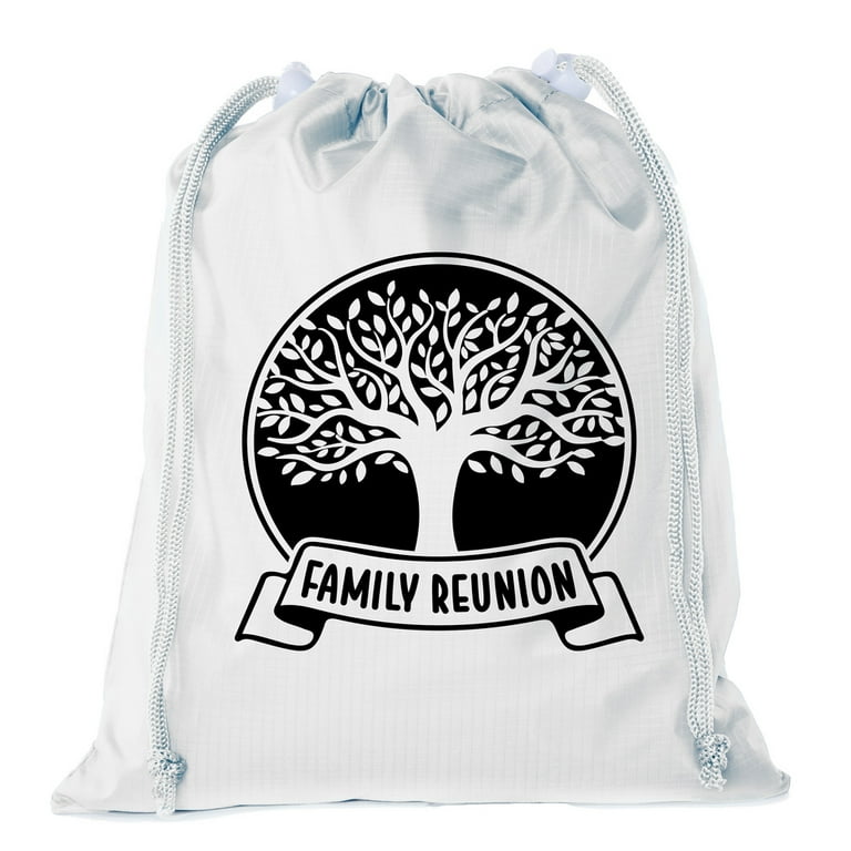 Family Reunion Gift Bags Mini Drawstring Bags for Family