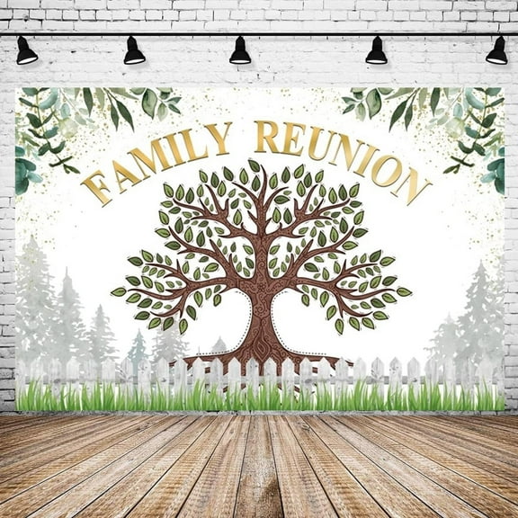 Family Reunion Photo Background Family Tree Leaves Family Gathering Party Decoration Family Tree Members Theme Party Background We are Family Background Welcome Home Party Backdrop
