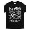 thumbnail image 1 of Family Reunion Tree Graphic Crazy Loud Love Quote Unisex Cotton Short Sleeve Casual T-Shirt, 1 of 6