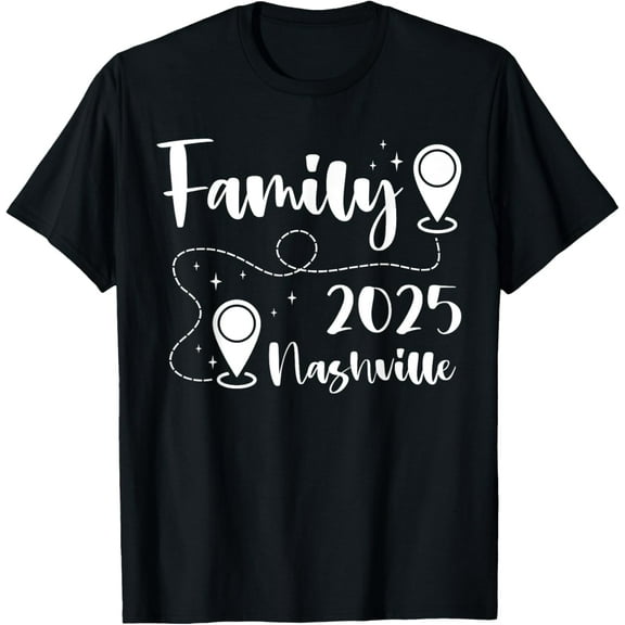 Family Road Trip 2025 Nashville Travel Lover Summer Vacation T-Shirt TShirt