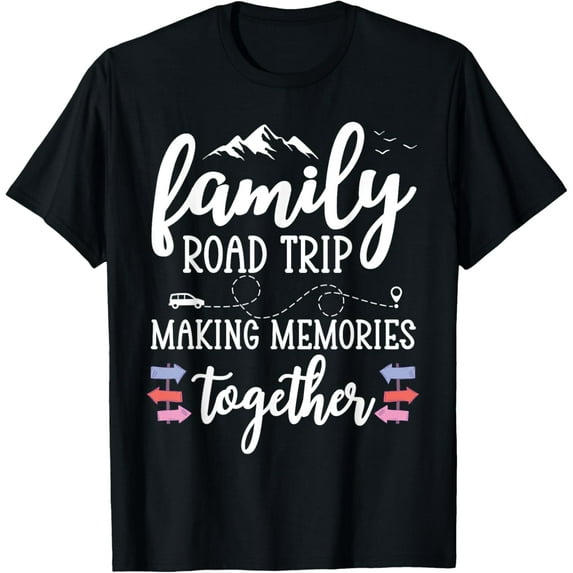 Family Road Trip Making Memories Together Vacation Matching T-Shirt