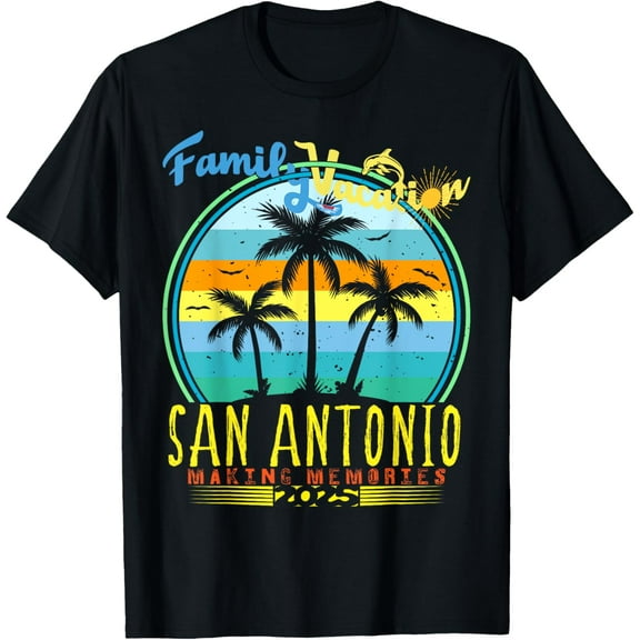 Family San Antonio Texas Vacation 2025 Family Trip Matching T-Shirt