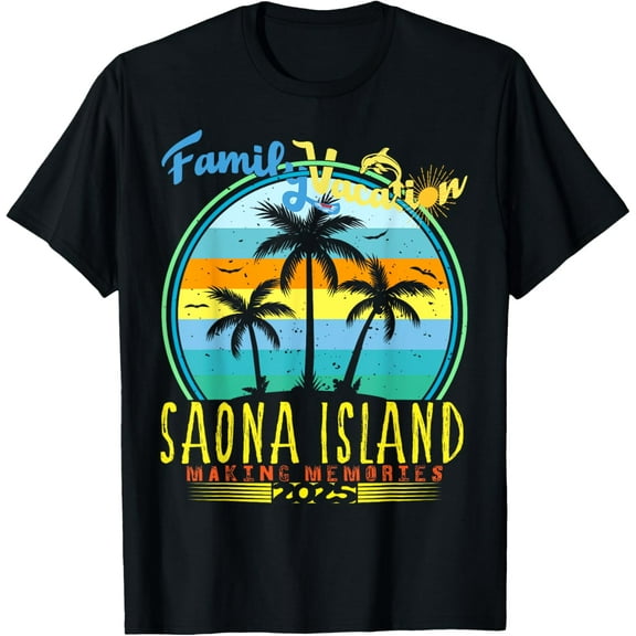 Family Saona Island Dominican Republic Vacation 2025 T-Shirt