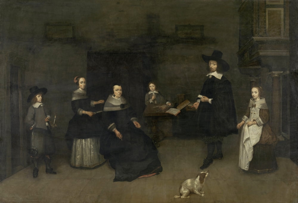 Family Scene Canvas Art - (36 x 24)