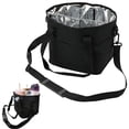 thumbnail image 1 of Family Size 4 Compartment Drink Bag Insulated Tumbler Carrier Caddy with Adjustable Strap for Outdoor Use, 1 of 4