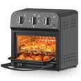 thumbnail image 1 of Family Size Air Fryer Toaster Oven Combo,13QT,360° Hot Air Circulation for Healthy Oil-Free Cooking, Multifunctional Convection Contertop Oven, Adjustable Time & Temp Control, 1 of 12