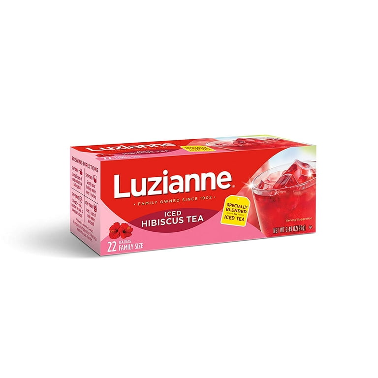 Luzianne Family Size Iced Sweet Tea Bags 22 Count