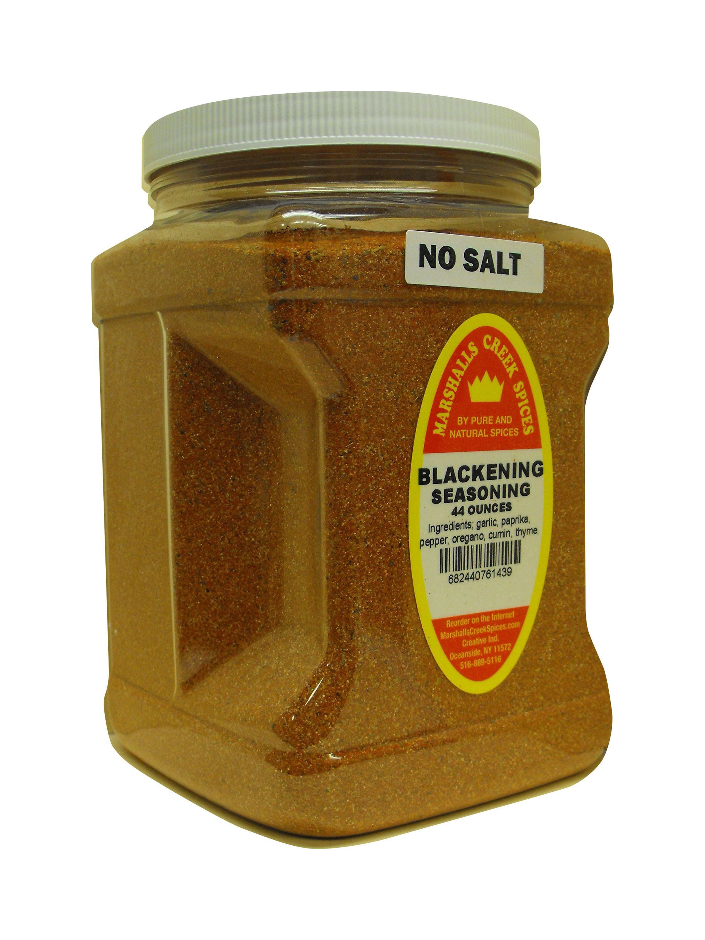 Family Size Marshalls Creek Spices Blackening Seasoning No Salt, 44 Ounces