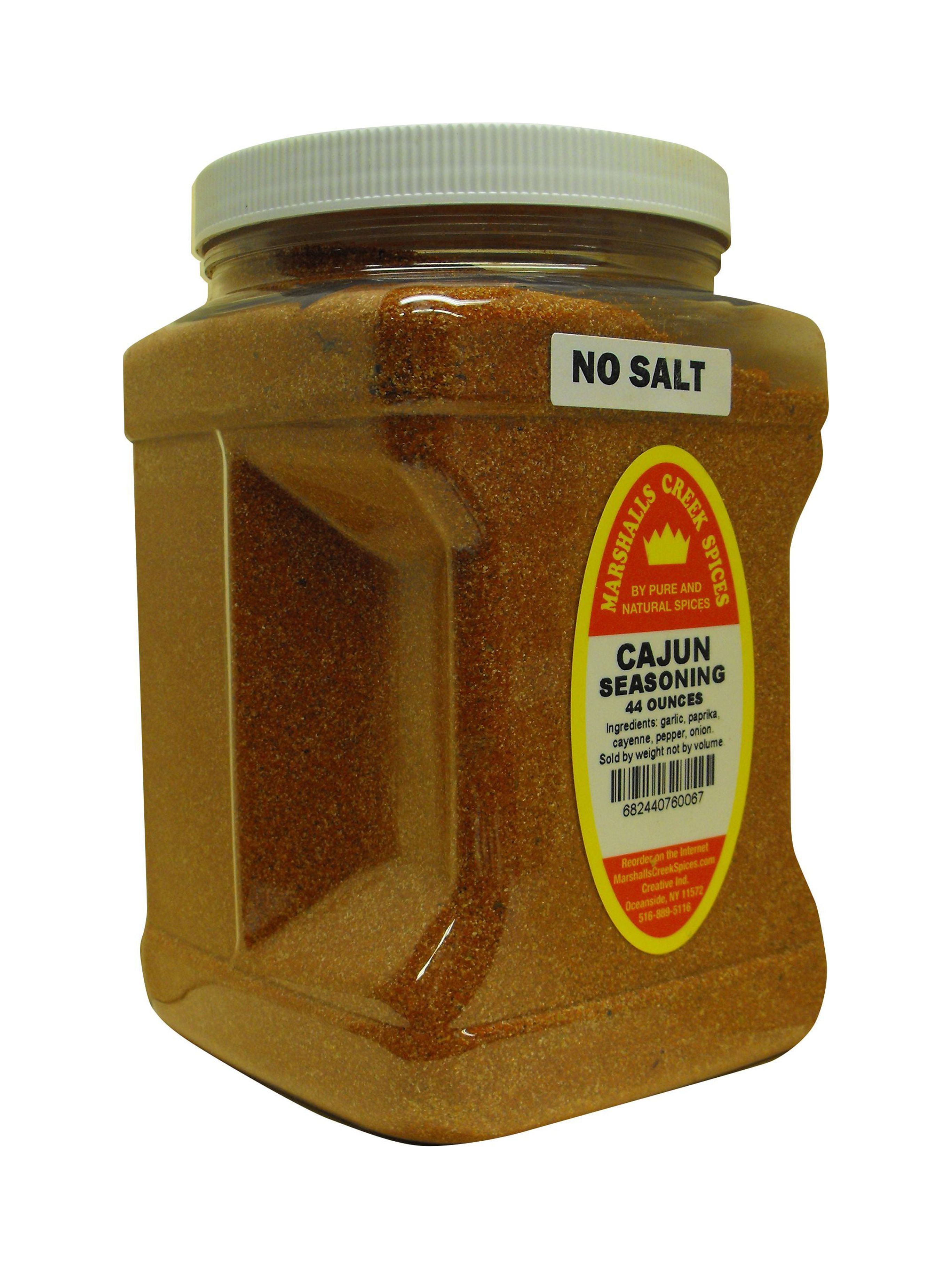 Marshalls Creek Spices New Size Seasoning, Cajun No Salt, 11 Ounce Cajun No  Salt 11 Ounce (