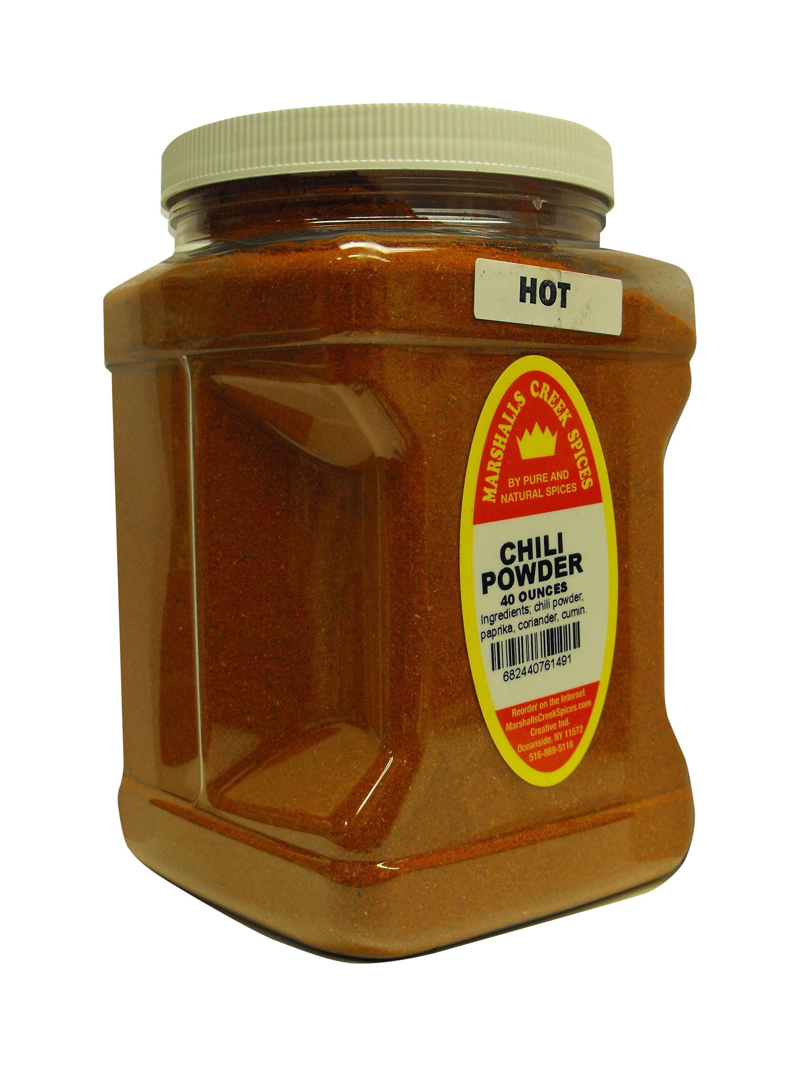 Family Size Marshalls Creek Spices Chili Powder, Hot, 40 Ounces