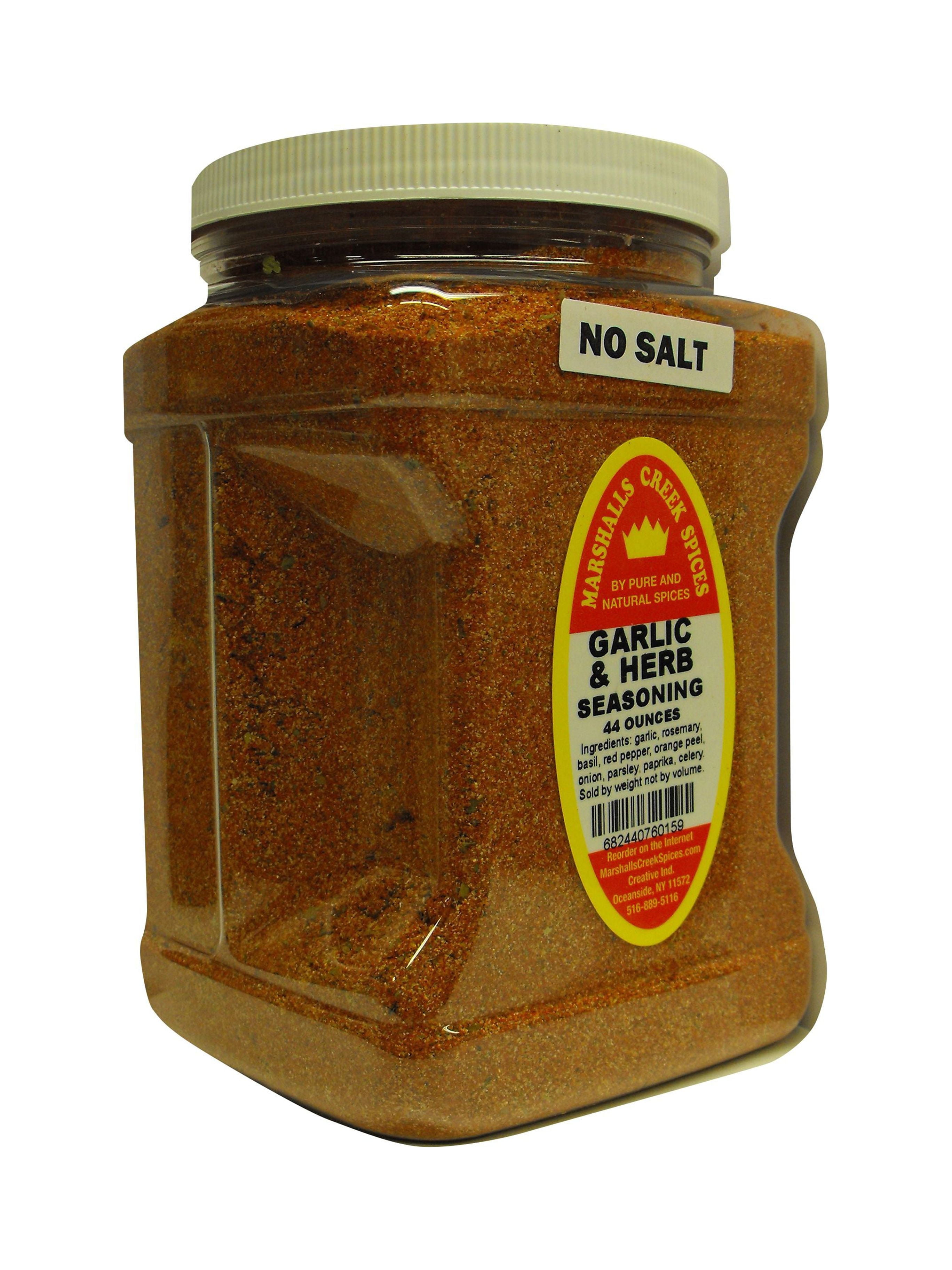 Family Size Marshalls Creek Spices Garlic And Herb No Salt Seasoning, 44 Ounce