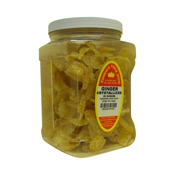 Family Size Marshalls Creek Spices Ginger Crystallized, 20 Ounces
