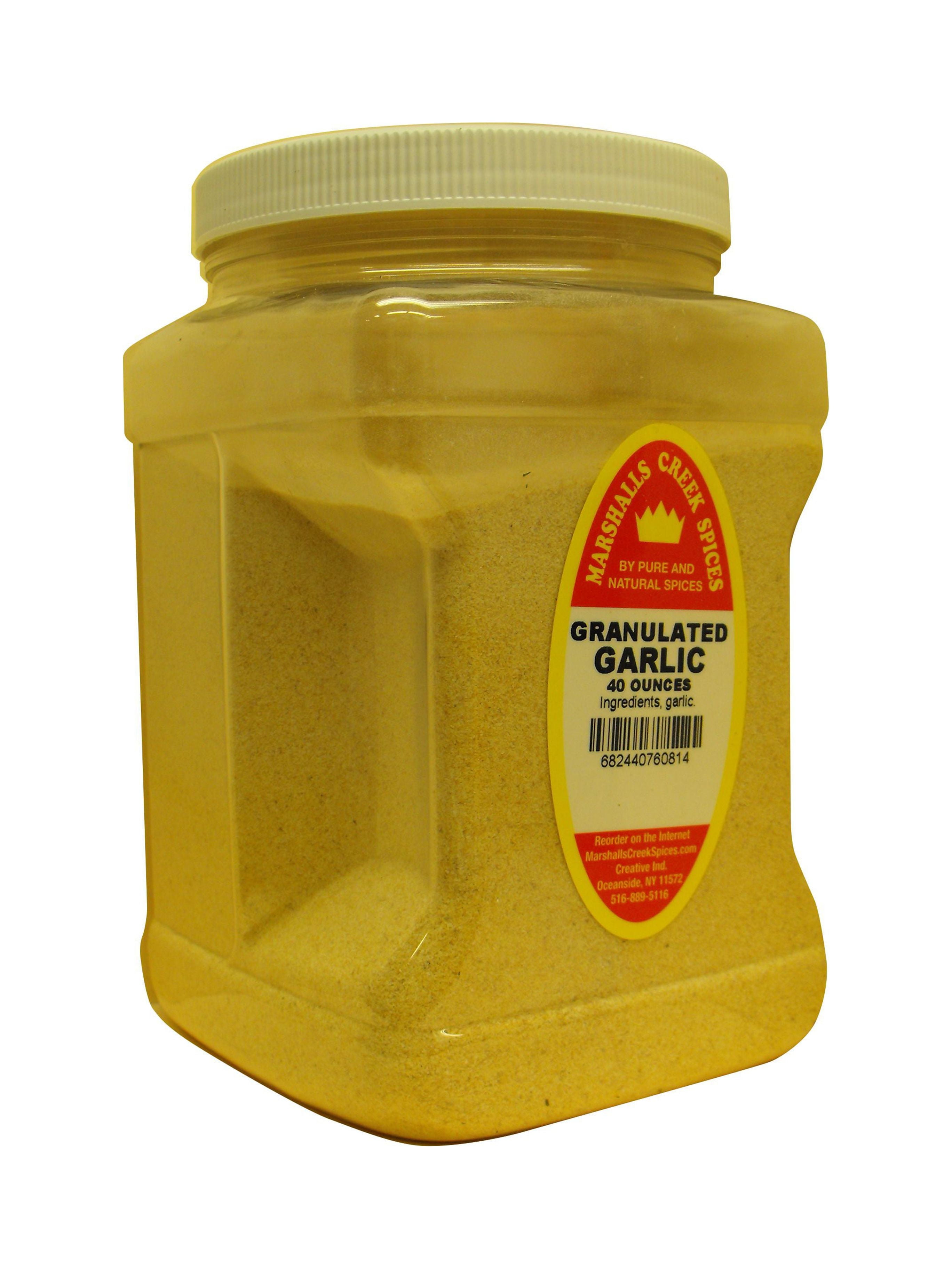 Family Size Marshalls Creek Spices Granulated Garlic Powder Seasoning, 40 Ounce