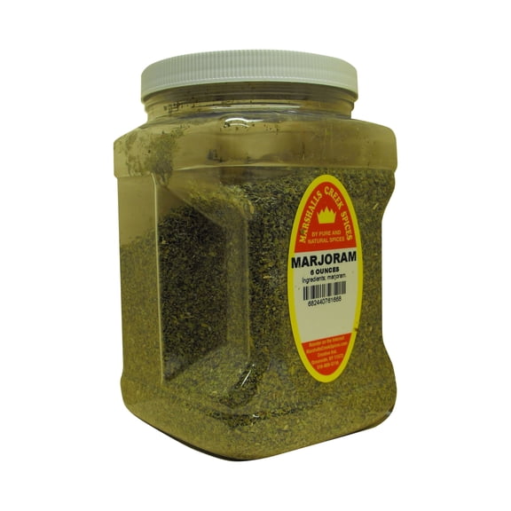 Family Size Marshalls Creek Spices Marjoram, 6 Ounces