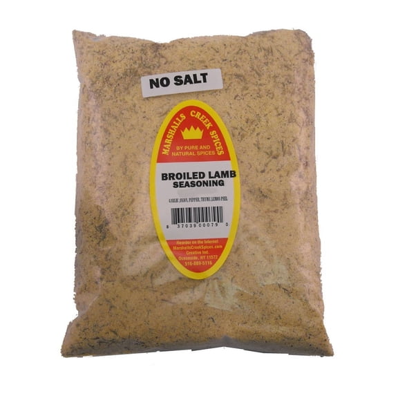 Family Size Refill Marshalls Creek Spices Broiled Lamb No Salt Seasoning,44 Ounce