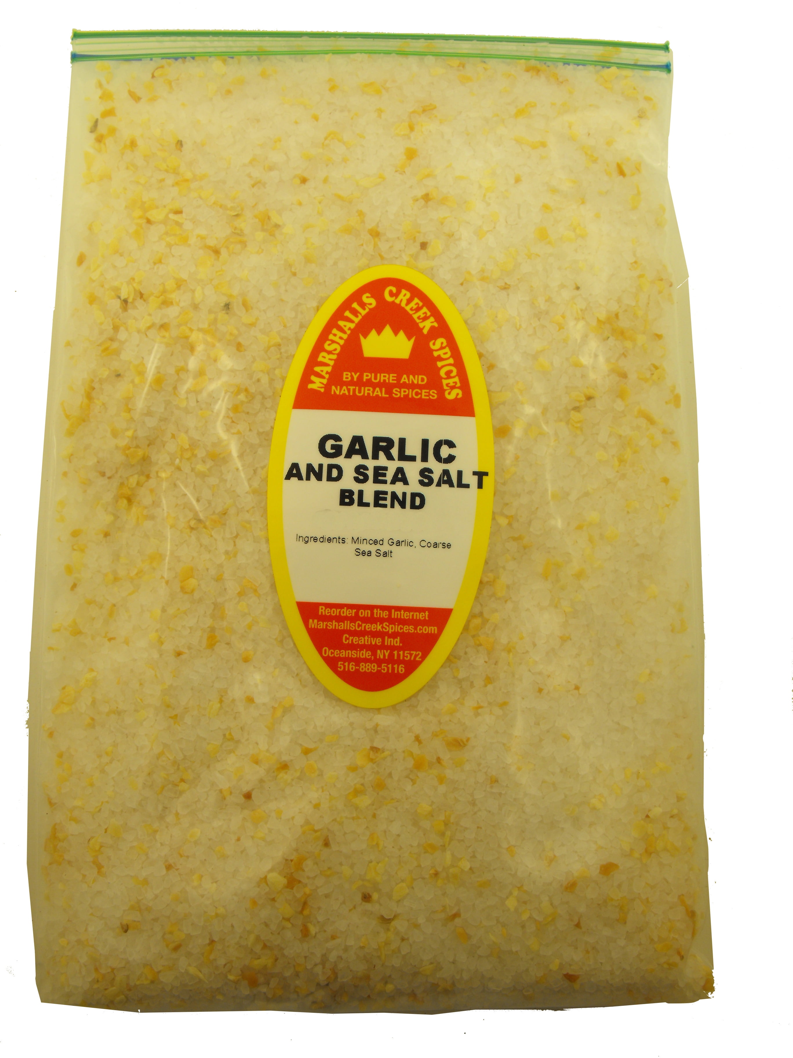 Family Size Refill Marshalls Creek Spices Garlic And Sea Salt Blend Seasoning, 72 Ounce