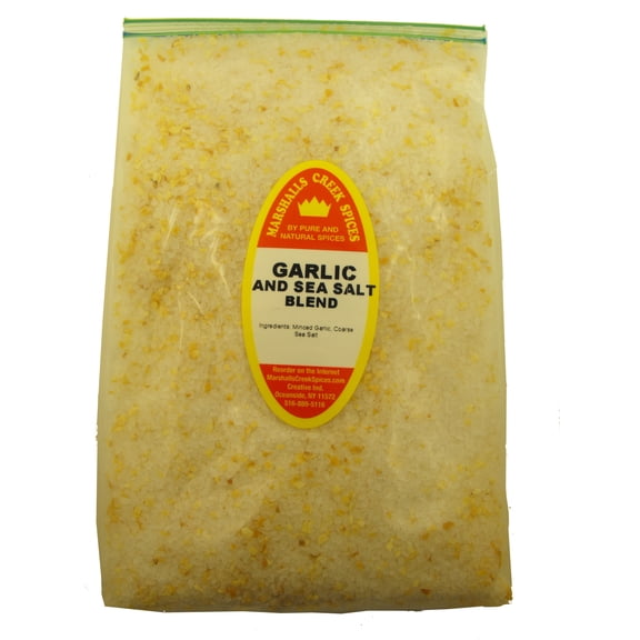 Family Size Refill Marshalls Creek Spices Garlic And Sea Salt Blend Seasoning, 72 Ounce
