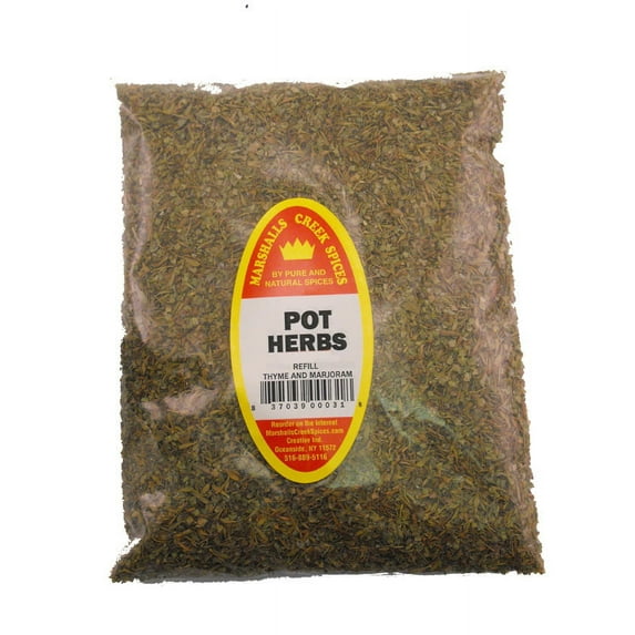 Family Size Refill Marshalls Creek Spices Pot Herbs, 12 Ounces