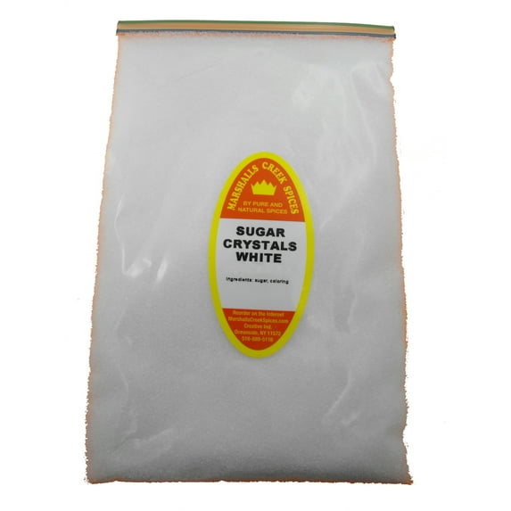 Family Size Refill Marshalls Creek Spices Sugar Crystals White Seasoning, 40 Ounce