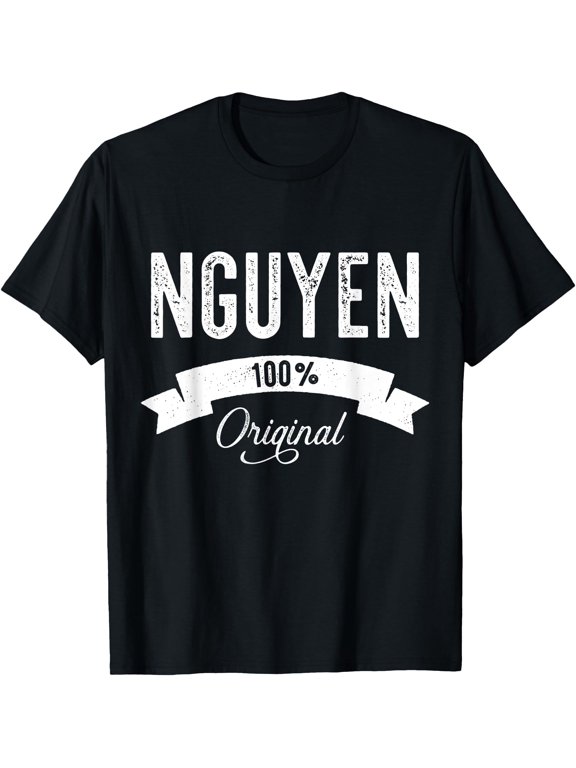 Family Surname Nguyen Reunion Last Name Tag T-Shirt