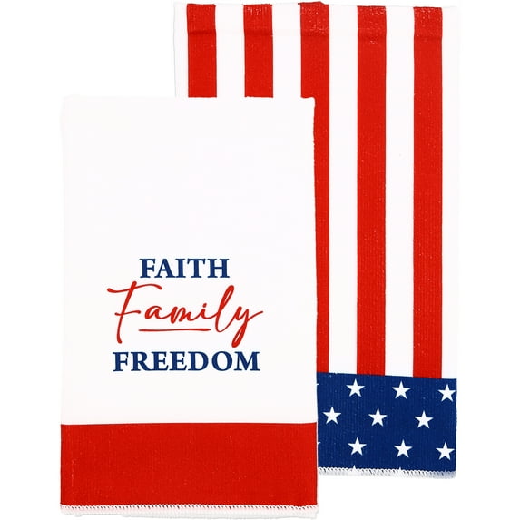 Family - Tea Towel Gift Set (2 - 19.75" x 27.5")