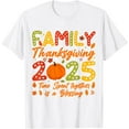 thumbnail image 1 of Family Thanksgiving 2025 Matching Thanksgiving Crew Turkey T-Shirt,Top Tees,Whiet, 1 of 4