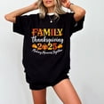 thumbnail image 1 of Family Thanksgiving 2025 T-Shirt, Matching Fall Tee, Making Memories Together, Autumn Pumpkin Turkey Shirt, Holiday Family Outfit,Black Color,Size XL, 1 of 5