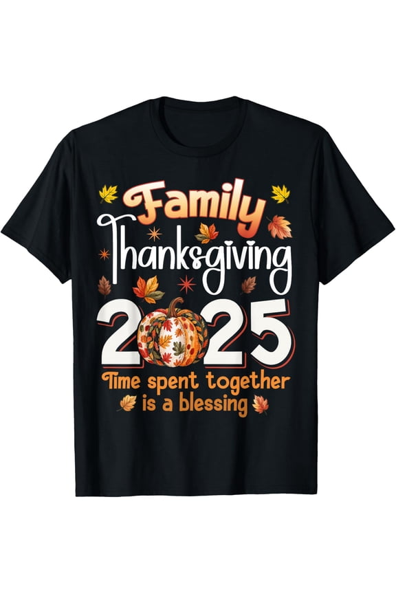 Family Thanksgiving 2025 Thanksgiving Crew Matching Group T-Shirt TShirt