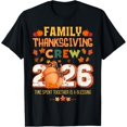 thumbnail image 1 of Family Thanksgiving Crew 2026 Funny Matching Group T-Shirt, 1 of 5