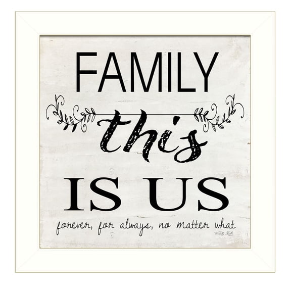 TrendyDecor4U Family-This Is Us By Cindy Jacobs Framed Print CIN909-712W