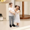 thumbnail image 1 of Family of Three (Female Version) Resin Figurines - Resin Sculptures with Resin Material, Details, Home Decor Pieces, Gift for Mother’s Day, Father’s Day and Housewarming, 1 of 6