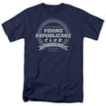 thumbnail image 1 of Family Ties Young Republicans Club Adult 18/1 T-Shirt Navy, 1 of 1