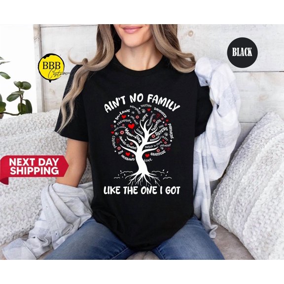 Family Tree Heart Tee: Family Reunion Shirt Tshirt All Size S-5XL