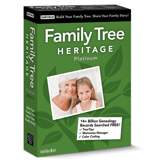 Family Tree Heritage™ Platinum 15 – Window