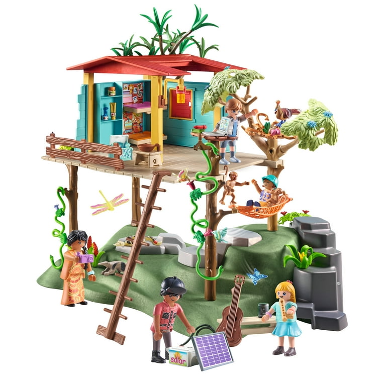 PLAYMOBIL Wiltopia Magic Tree House Set with Eco-friendly
