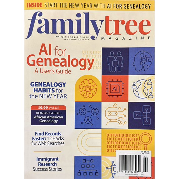 Fall Tree Magazine Family Tree Magazine January February 2026 - Walmart.com