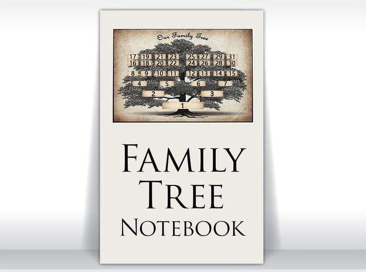 Journal Family Design Family Tree Quad Ruled 4x4 Designer Notebooks College Ruled Mens ...