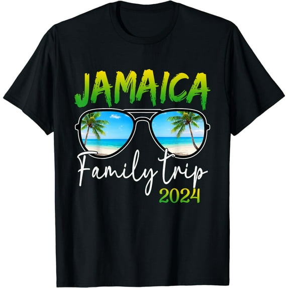Family Trip Jamaica 2024 Summer Vacation Beach Matching T-Shirt