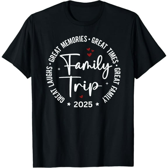 Family Trip Vacation 2025 Matching Group T-Shirt