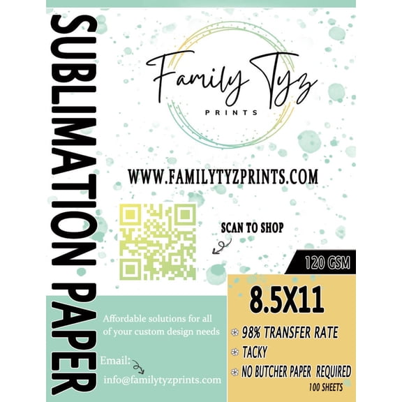 Family Tyz Prints Sublimation Paper