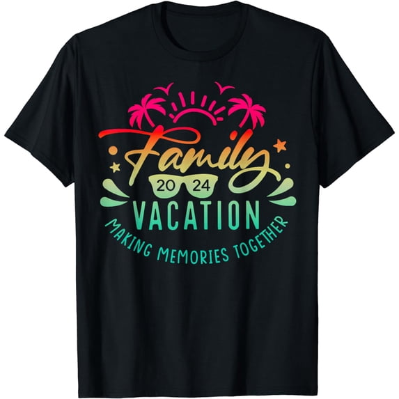 Family Vacation 2024 Beach Matching Family Summer Vacation T-Shirt