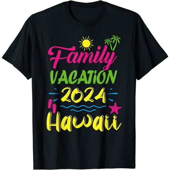 Family Vacation 2024 Hawaii Hawaiian Matching Group Summer T-Shirt