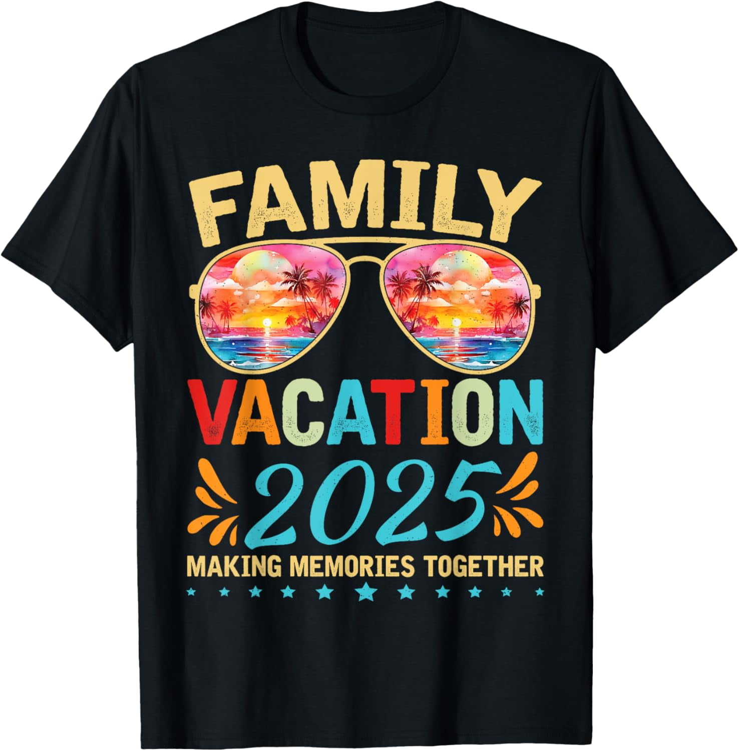 Family Vacation 2025 Beach Matching Summer Vacation 2025 TShirt