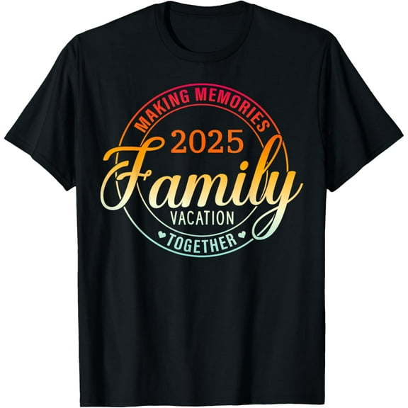 Family Vacation 2025 Family Matching Summer Vacation T-Shirt