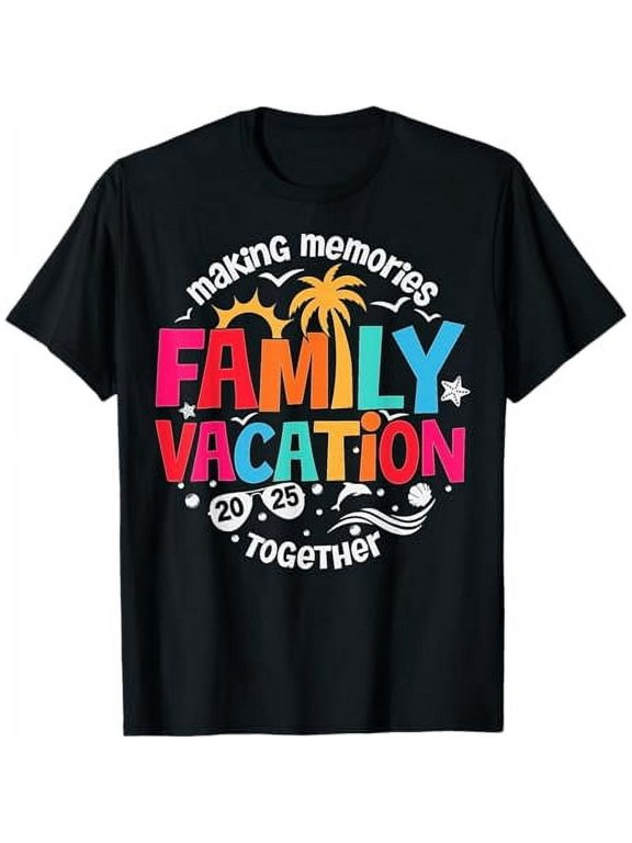 Family Vacation 2025 Making Memories Together Matching Group T-Shirt