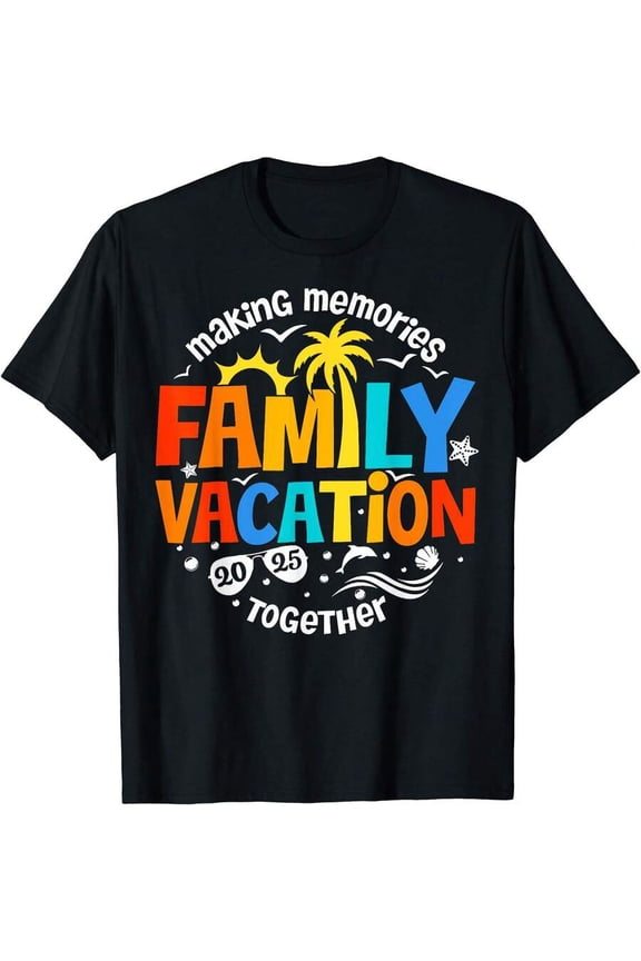 Family Vacation 2025 Making Memories Together Matching Group T-Shirt