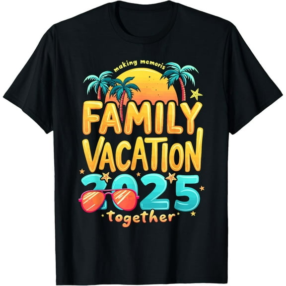 Family Vacation 2025 Matching Group Cruise Party Trip T-Shirt