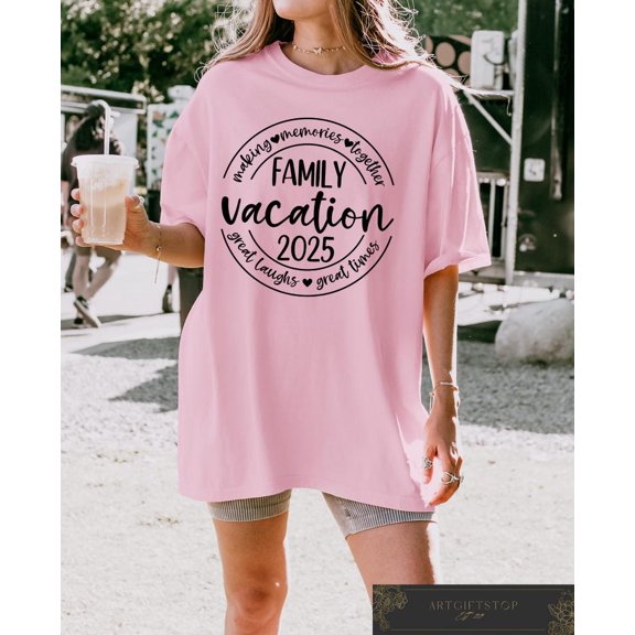 Family Vacation 2025 T-shirt, Family Vacation 2025 Shirt, Family Cruise Tee, Family Vacation Apparel, Family Vacation, F3496 All Size S-5Xl